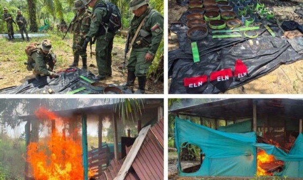 FANB destruyó campamento