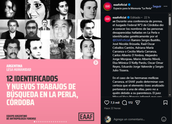 12 identificados-Argentina-dictadura de Videla