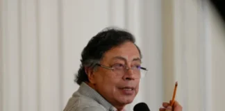 Bomba en territorio colombiano