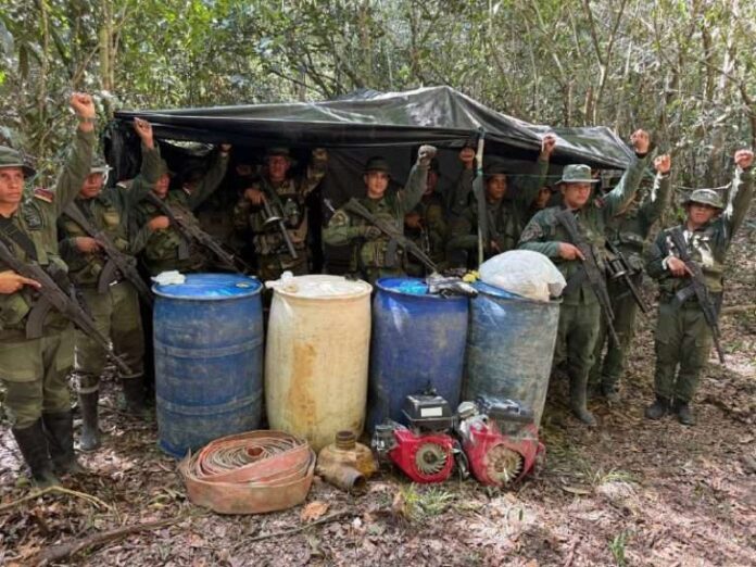 Fanb destruye campamentos de minería ilegal en Amazonas