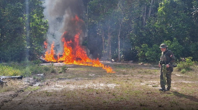 FANB destruyó campamento FANB destruyó campamento