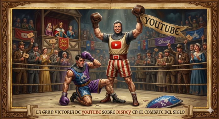 YouTube supera a Disney