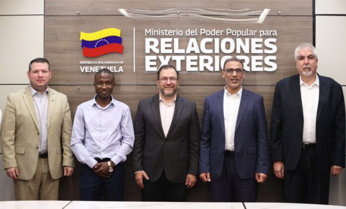 Canciller Yván Gil recibe delegación de la African Legacy Foundation Canciller Yván Gil recibe delegación de la African Legacy Foundation