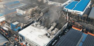 Incendio en fábrica automotriz en Corea del Sur