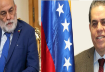 embajadores de Venezuela ante Nicaragua y Colombia