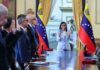 Presidenta (E) Delcy Rodríguez juramentó nuevas autoridades del Gabinete Ejecutivo Delcy Rodríguez juramentó