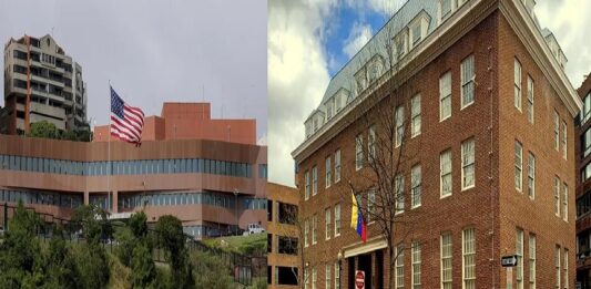 Embajadas de Venezuela y EEUU