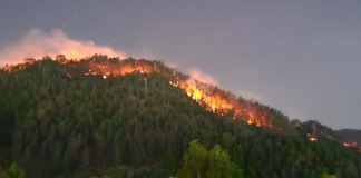 incendio-embalse La Mariposa