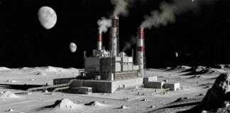 Planta Nuclear en la Luna