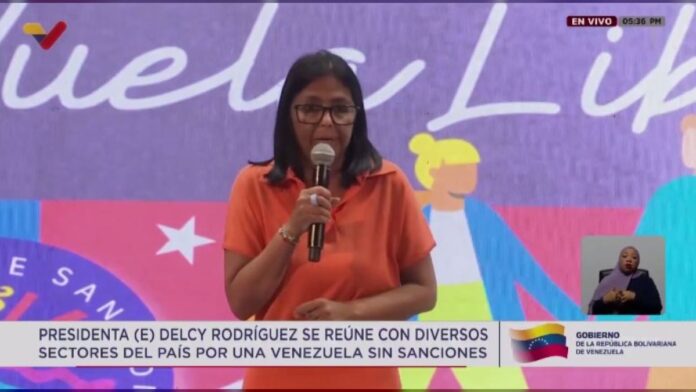 Delcy Rodríguez Gran Consulta Nacional