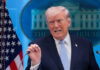 Trump anunció la incautación de un buque de carga iraní en el golfo de Omán trump-buque-irani
