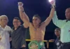 Alexander Jiménez es coronado campeón mundial juvenil de peso pluma del CMB