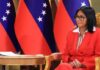 Presidenta (E) Delcy Rodríguez destaca importancia de la firma de memorando con BP