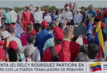 Delcy Rodríguez lideró Gran Peregrinación Nacional