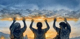 mujeres que sostienen el cielo