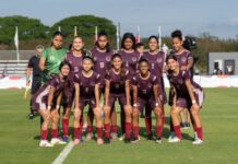 Vinotinto femenina Sub-17