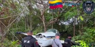 Destruyen aeronave del narcotráfico oculta en la selva apureña