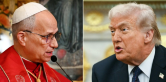 Trump vuelve a criticar al papa León XIV Papa-trump