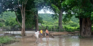 Gobernación de Lara declaró emergencia en Palmarito tras crecida del río Agua