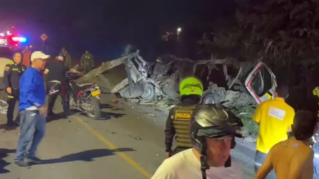 atentado con coche bomba en Colombia Palmira