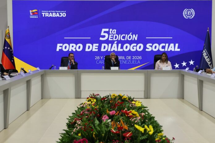 Instalan el V Foro de Diálogo Social en la ciudad de Caracas
