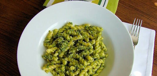 pesto de rúgula y nueces
