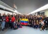 ¡Bienvenidos! Reciben a los atletas venezolanos que participaron en los Juegos Sudamericanos de la Juventud atletas venezolanos