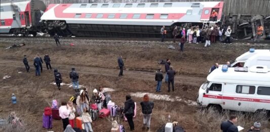 Rusia accidente tren