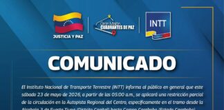 Este sábado habrá restricción parcial en la autopista hacia Campo Carabobo