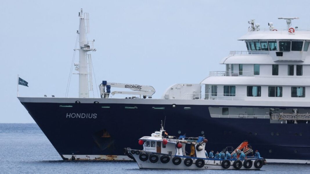94 pasajeros del crucero MV Hondius Desembarcan en Tenerife este Domingo