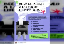 El Centro Nacional del Libro (CENAL) convocó a escritoras y escritores venezolanos o extranjeros residenciados en el país a optar por sus Becas de Estímulo a la Creación Literaria 2026