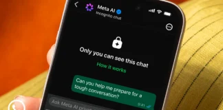 WhatsApp presentó chat incógnito para conversaciones privadas con Meta AI