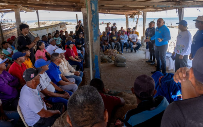 Evalúan plan de captura y comercialización de la sardina en la Isla de Coche
