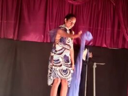 Una noche de teatro en la Terraza Cultural del Viñedo | Carmen Pacheco La ecorrebeldía de la diosa de sorte-actriz-Terraza Cultural