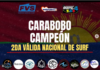 Carabobo Campeón de la 2da Válida Nacional de Surf Waikiki 2026 Carabobo Campeón