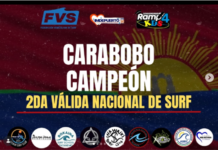 Carabobo Campeón de la 2da Válida Nacional de Surf Waikiki 2026 Carabobo Campeón