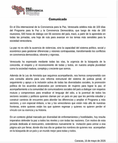 comunicado