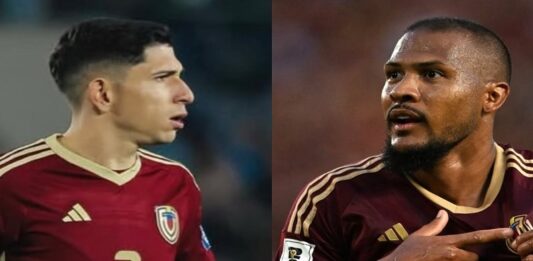 Jefferson Savarino y Salomón Rondón