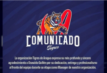 Oswaldo Guillén no continuará como mánager de Tigres de Aragua Oswaldo Guillén