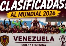 Vinotinto femenina Sub-17