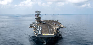 EEUU desplegó el portaviones USS Nimitz en el Caribe EEUU desplegó el portaviones USS Nimitz en el Caribe