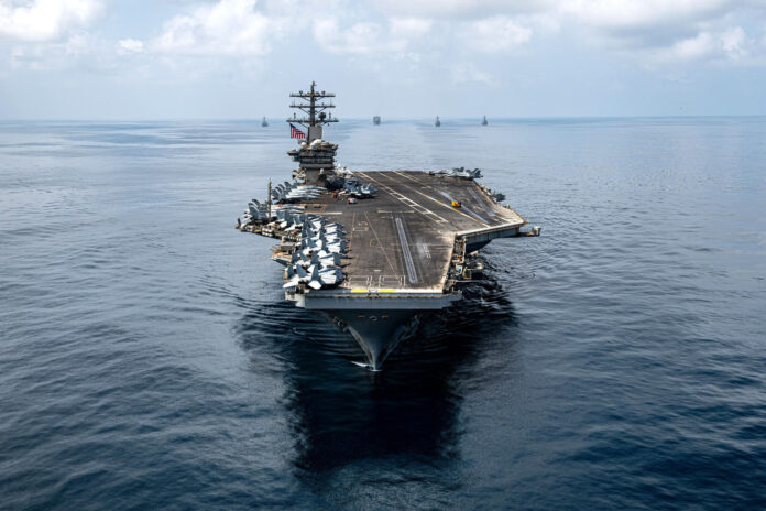 EEUU desplegó el portaviones USS Nimitz en el Caribe EEUU desplegó el portaviones USS Nimitz en el Caribe
