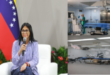 Delcy Rodríguez entregó quirófano robótico y área de cirugía plástica reconstructiva al Hospital Universitario de Caracas delcy-rodriguez-quirofano-robotico