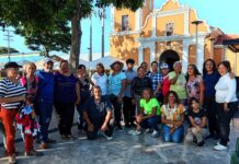 Artesanas celebraron en Los Guayos el Día Mundial de Tejer en Público Los Guayos: Artesana celebran el Día Mundial de Tejer en Público