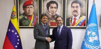 Canciller Yván Gil se reúne con el Coordinador Residente de la ONU en Venezuela