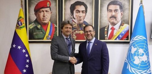 Canciller Yván Gil se reúne con el Coordinador Residente de la ONU en Venezuela