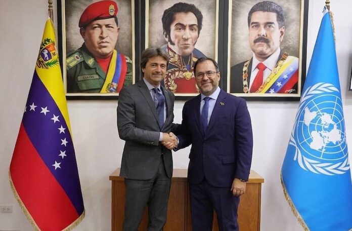 Canciller Yván Gil se reúne con el Coordinador Residente de la ONU en Venezuela Canciller Yván Gil se reúne con el Coordinador Residente de la ONU en Venezuela