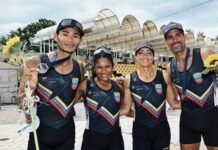 Venezuela gana cinco medallas en Copa del Mundo de Remo Venezuela medallas