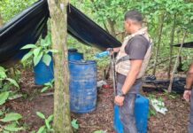 Desmantelan campamento clandestino