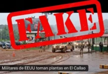 Gobierno nacional desmiente presencia de militares extranjeros en El Callao